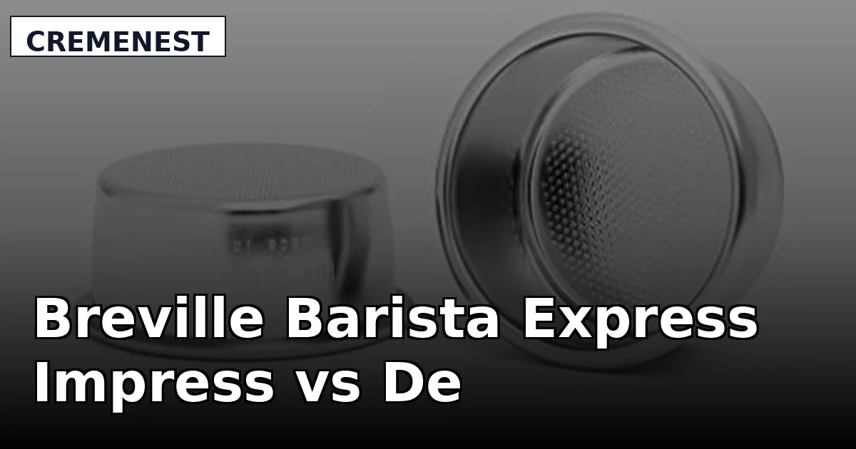 Breville Barista Express Impress vs De'Longhi Magnifica Evo: Which One Wins?