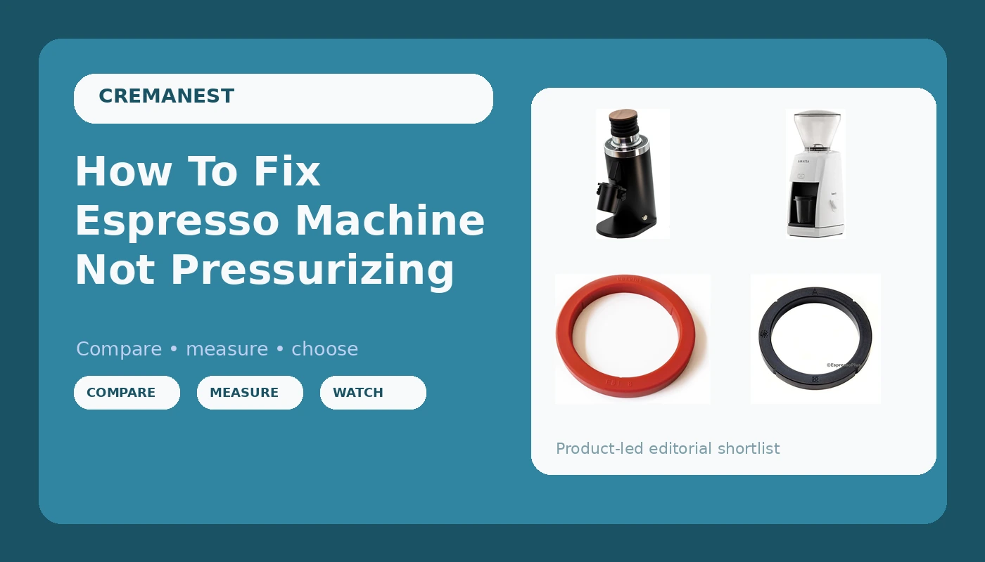 How To Fix Espresso Machine Not Pressurizing - CremeNest review with measurements and honest opinion