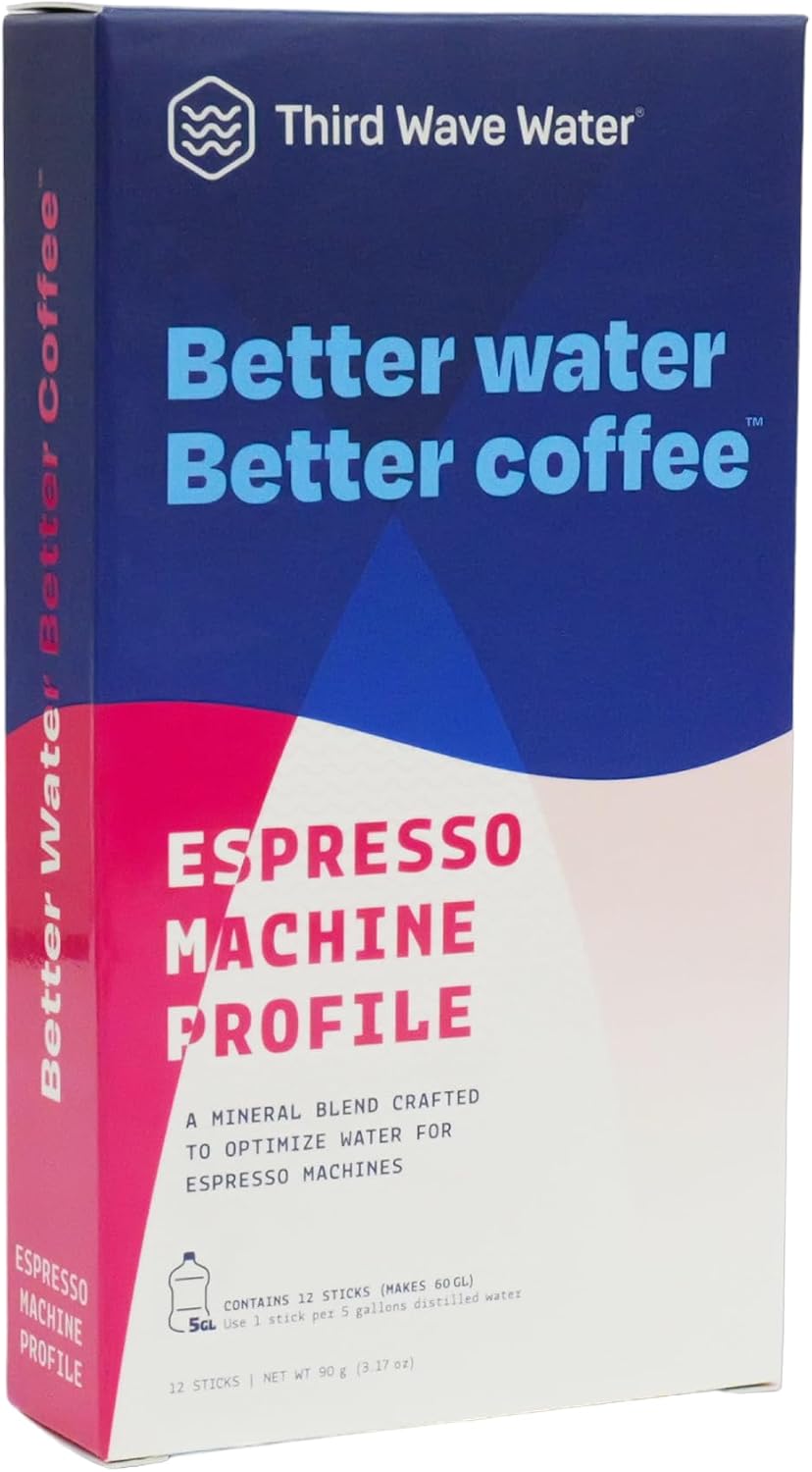 Third Wave Water espresso machine profile mineral sticks for five gallon batches