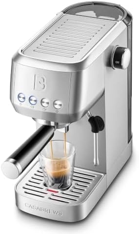 CASABREWS 3700 Essential Stainless Steel Espresso Machine with Steam Wand