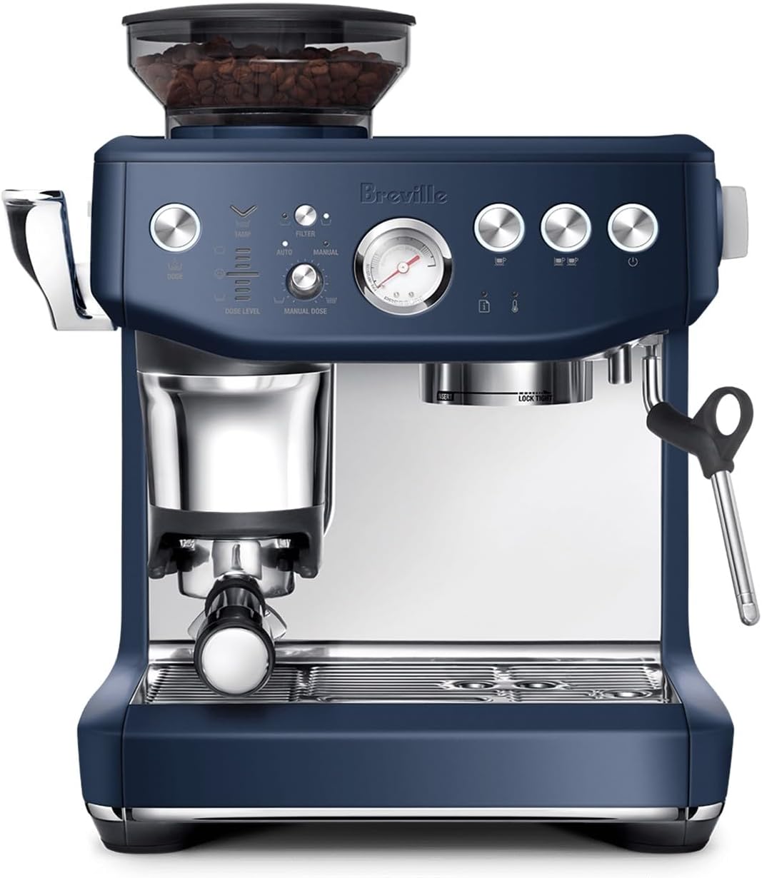 Breville BES876DBL Barista Express Impress, Damson Blue